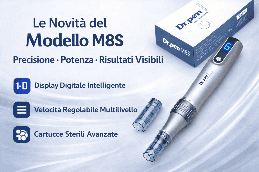 Dr. Pen M8S: La Nuova Frontiera del Microneedling Professionale a Casa Come utilizzare il Dr. Pen M8S: Guida Passo-Passo
